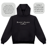 “Preacher’s Daughter” Embroidered Hoodie Sweater or T-shirt - Men’s sizing order your size for oversized fit