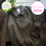 YOU’RE A COWBOY LIKE ME FAUX  LEATHER JACKET