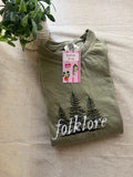 “FOLKLORE” TSHIRT OR CREWNECK