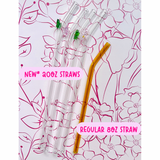 NEW**  FLOWER AND BUTTERFLY STRAWS FOR 20oz GLASS  (COMES WITH ONE)