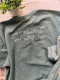 YOU’RE A COWBOY LIKE ME EMBROIDERED CORDUROY CREWNECK WITH BACK EMBROIDERY!  (OVERSIZED **MENS SIZING** (SIZE DOWN RUNS LARGE XL FITS LIKE A 2X)