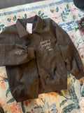 EMBROIDERED CUSTOM MADE COWBOY FAUX LEATHER BOMBER STYLE JACKET ** Will ship out by Jan 31st :)**