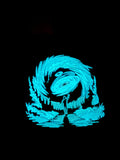 On the Outside GLOW IN THE DARK Embroidered Hoodie Sweater or T-shirt - fits loosely men’s sizing