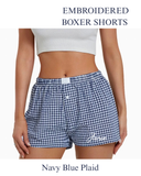 Janie Embroidered Boxer Shorts