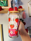 LITTLE STRAWBERRIES N DAISIES 20oz CUP (LID/STRAW SOLD SEPARATELY)