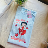 “THE LIFE OF A SHOWGIRL” BETTY BOOP PRINTED TEE