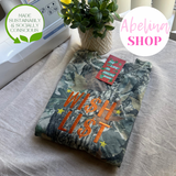 “WISH LIST” Embroidered Camouflage or Mint Options