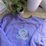 On the Outside GLOW IN THE DARK Embroidered Hoodie Sweater or T-shirt - fits loosely men’s sizing