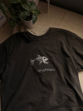 “the end is here” FISH SKELETON GLOW IN THE DARK Embroidered Hoodie or Sweater - Men’s sizing