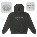 “Girls will be bitches and boys will be boys” Embroidered Hoodie Sweater or T-shirt - Men’s Sizing order your size for an oversized fit