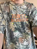 “ELDEST DAUGHTER” Embroidered Camouflage or Mint CREWNECK TSHIRT OR HOODIE Options