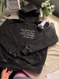 “God loves you but not enough to save you”  Rosary version Embroidered Hoodie Sweater or T-shirt - Men’s sizing order your size for oversized fit
