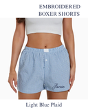 Janie Embroidered Boxer Shorts