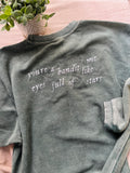 YOU’RE A COWBOY LIKE ME EMBROIDERED CORDUROY CREWNECK WITH BACK EMBROIDERY!  (OVERSIZED **MENS SIZING** (SIZE DOWN RUNS LARGE XL FITS LIKE A 2X)