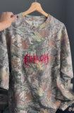 “ETHEL CAIN” DEATH METAL FONT Embroidered Hoodie Sweater or T-shirt (leave me a note if you want a dif thread color)