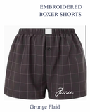 Janie Embroidered Boxer Shorts