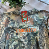 “CANCELLED” Embroidered Camouflage TSHIRT OR CREWNECK
