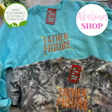 “Father Figure” Embroidered Camouflage or Mint Options