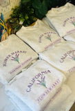 EMBROIDERED “FLOWER MARKET” LAVENDER CREWNECK