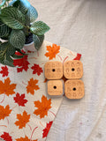Pumpkins Square Bamboo Lid (Order is for ONE* LID)