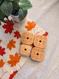 Pumpkins Square Bamboo Lid (Order is for ONE* LID)