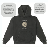 “I loved you when it hurt inside too” ANATOMICAL HEART Wrapped in Barbed Wire Version Embroidered Hoodie Sweater or T-shirt