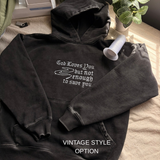 “God loves you but not enough to save you”  Rosary version Embroidered Hoodie Sweater or T-shirt - Men’s sizing order your size for oversized fit