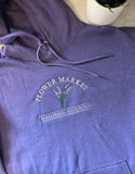 Lavender “FLOWER MARKET” Embroidered HOODIE
