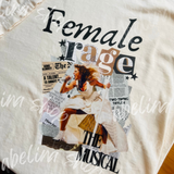 FEMALE RAGE COMFORT COLORS TSHIRT