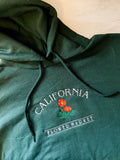 Embroidered “CALIFORNIA” Poppy HOODIE