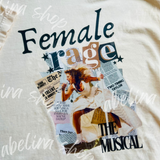 FEMALE RAGE COMFORT COLORS TSHIRT