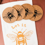 Honey Bee Ecofriendly Coaster