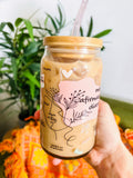 Afirmaciones Diarias 16oz Glass (Lid/Straw sold separately)