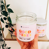 Good Vibes VEGAN Melon Papaya Candle