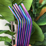 Rainbow Straws for **16oz GLASS