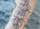Rose Blossom Temporary Tattoo