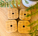 Beautiful Butterfly Square Bamboo Lid (Order is for ONE* LID)