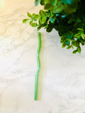 NEW! Fun Wavy Glass Straw for 16oz Glass