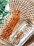Glass Straw for 16oz glass  - ORANGE