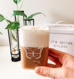 Butterfly Espresso Short Glass