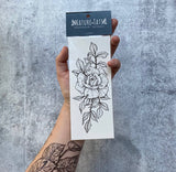 Rose Blossom Temporary Tattoo