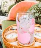 COLD-Activated COLOR- Changing Monstera 16oz Glass