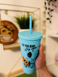 FIX YOUR WINGS & TRY AGAIN 22oz COLD CUP