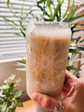 Bumble Bee Iridescent 20oz Glass (lid/straw sold sep)