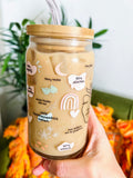 Afirmaciones Diarias 16oz Glass (Lid/Straw sold separately)